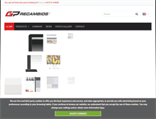 Tablet Screenshot of en.gprecambios.com